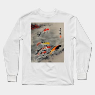 The Art of Koi Fish: A Visual Feast for Your Eyes 4 Long Sleeve T-Shirt